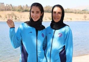 تیم رویینگ دونفره زنان زنجانی در مسابقات قهرمانی آسیا طلایی شدند