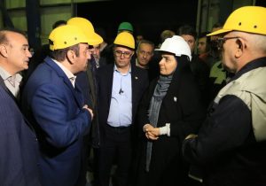 بازدید وزیر راه و شهرسازی از خطوط تولید واگن سازی ایریکو ابهر زنجان