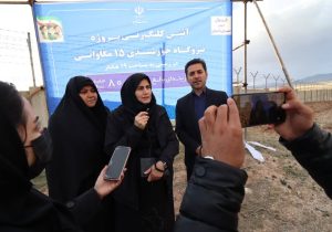 پروژه نیروگاه خورشیدی ۱۵ مگاواتی در سلطانیه کلنگ‌زنی شد
